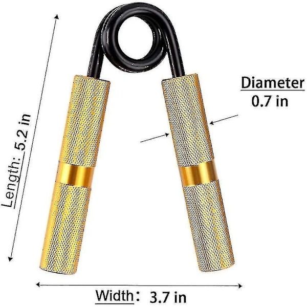 Hand Gripper Set,heavy Grippers, Grip Strength Trainer silvery 200LBS