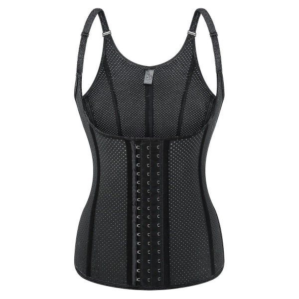 Ladies Punching Shapewear Latex Support Chest And Abdomen Belt Black XL