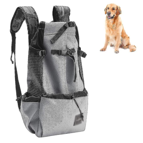 Dog Carrier Backpack For Small And Medium Pets Backpack Carrier Gray M