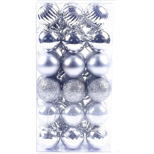 Pack Of 36 Christmas Balls, Christmas Decorations Christmas Tree Hanging Balls Halloween Party Decorations, Birthday Holiday Celebration Decoration Ba