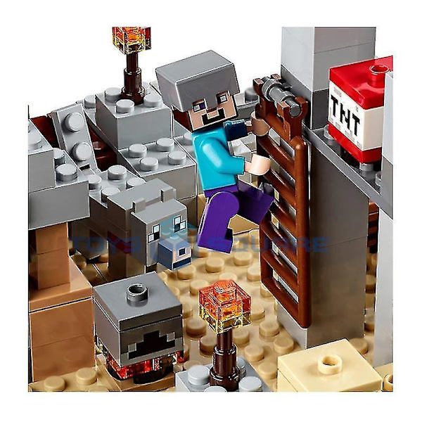 The Desert Outpost Model Building Blocks With My World Action Figures Bricks Set Gifts  Toys For Children Kids Boys Girls