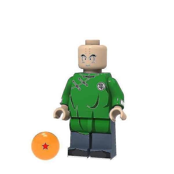 8pcs Anime Dragon Ball Monkey King Klin Monkey Fan Children&#39;s Educational Assembled Building Block Minifigure Toys