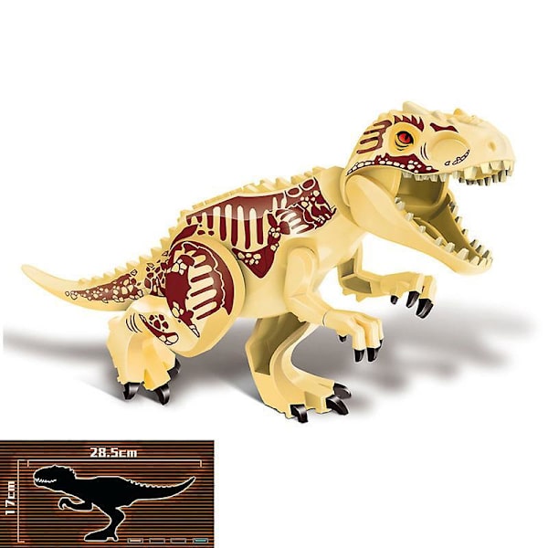 2022 Moc Stor Jurassic Dinosaur World Spinosaurus Ankylosaurus Dino Byggeklods Model Diy Klodser Pædagogisk Legetøj Gaver L06