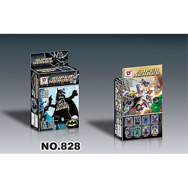 Lequeen 8 stk. Avengers Byggeklodser Super Britisk Minifigur Samlede Byggeklodser