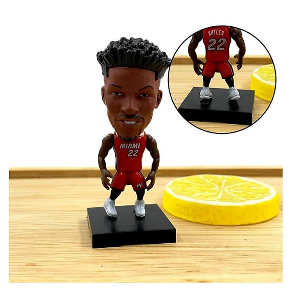 7cm Height Cartoon Style Nba Super Star Action Figures, Doll Toy Assembly, Optional Choice, Diy Butler 22 Red