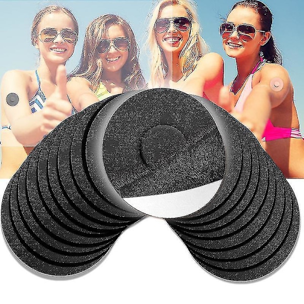 Freestyle-sensorisuojat CGM:lle, vedenpitävät liimapaikat uintiurheiluun, 50 kpl black 100pcs