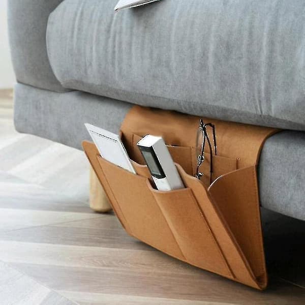 Storage Organizer Felt Bedside Hanging Bags  With 2 Inner Pockets