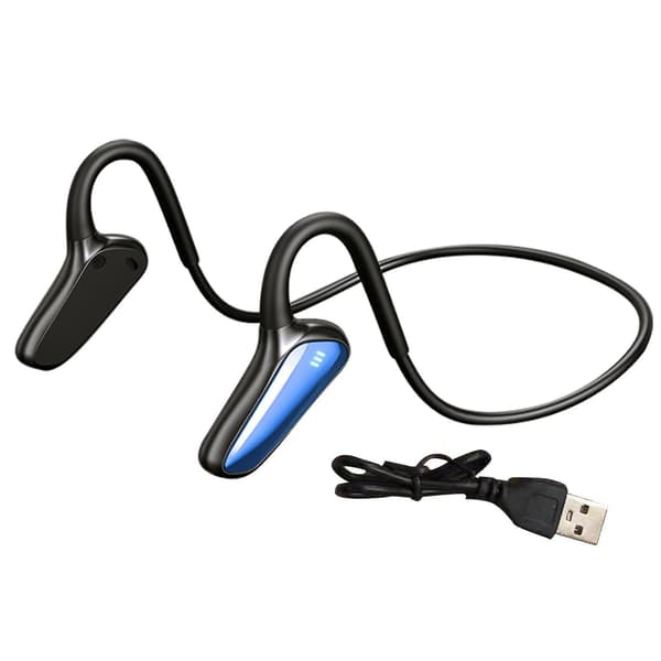 M-d8 Bluetooth-compatible Earphone Bone Conduction Ipx5 Waterproof Bt5.0 Ear Hook Wireless Stereo Headset For Sports C