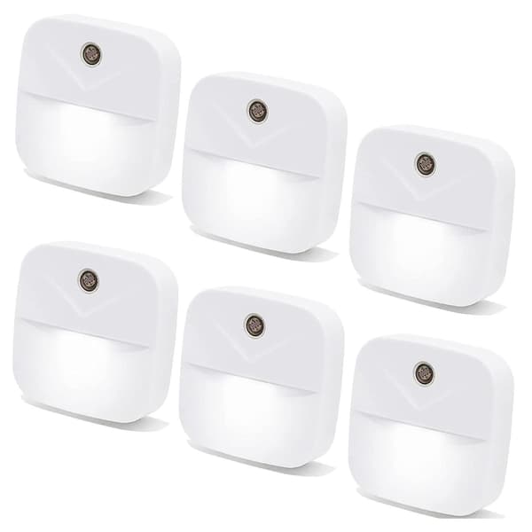 Compatible With6 Pack Led Night Light Plug In, Smart Nightlights With Dusk Eu Plug