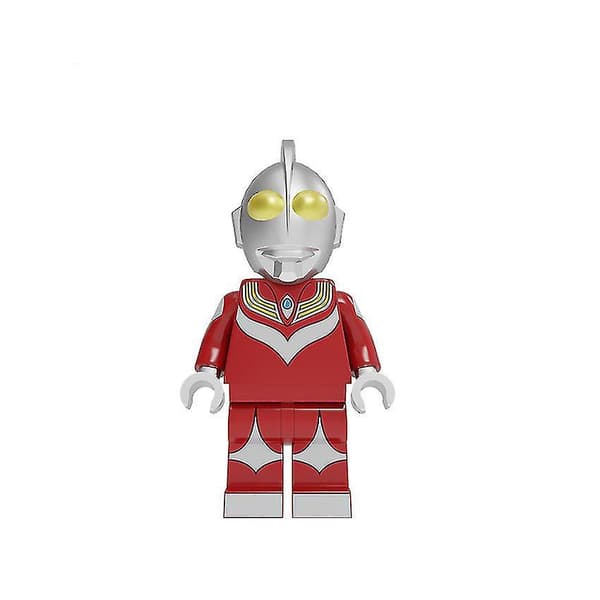 8 stk. Ultraman Byggeklodser Minifigurer Samlelegetøj