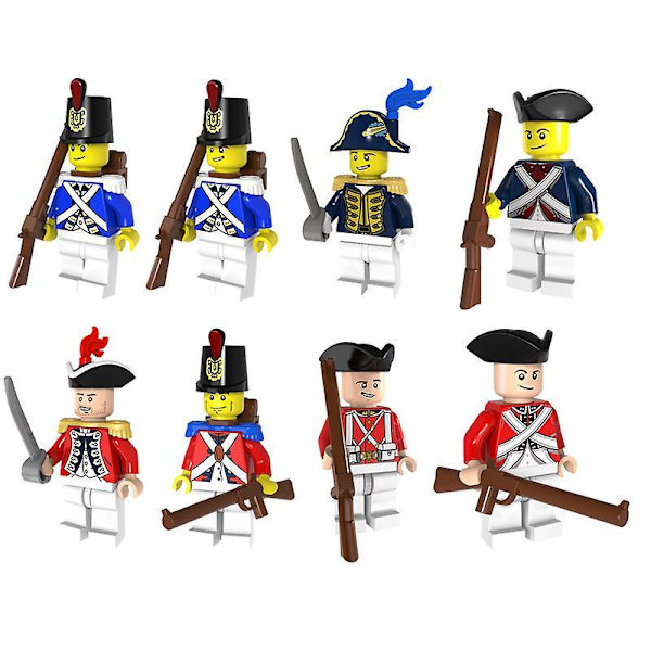 8pcs Imperial Navy Soldier Series Assembled Block Toys