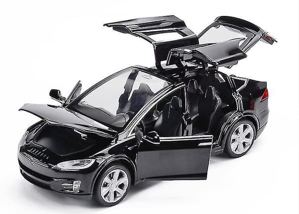 Splinterny 1:32 Tesla Model X Legeringsbil Model Drengelegetøj black