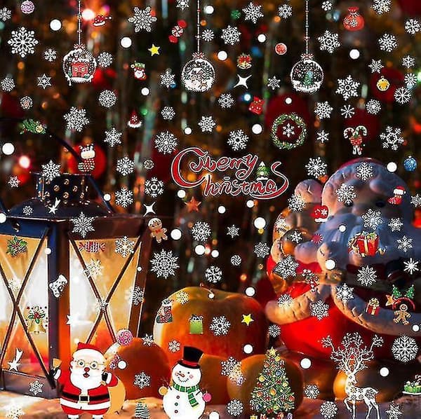 christmas Window Decorations,christmas Window Stickers
