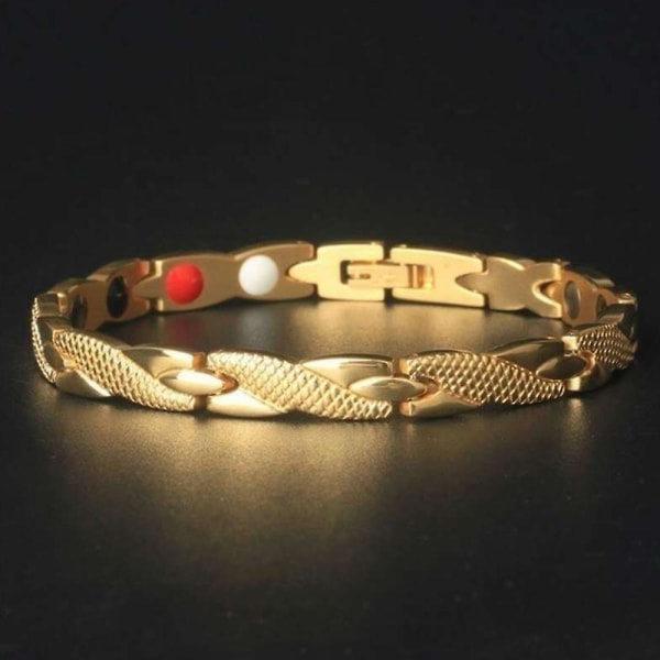 Magnetic Slimming Health Dragon Bracelet Therapy Weight-loss Blood-circulation Gold