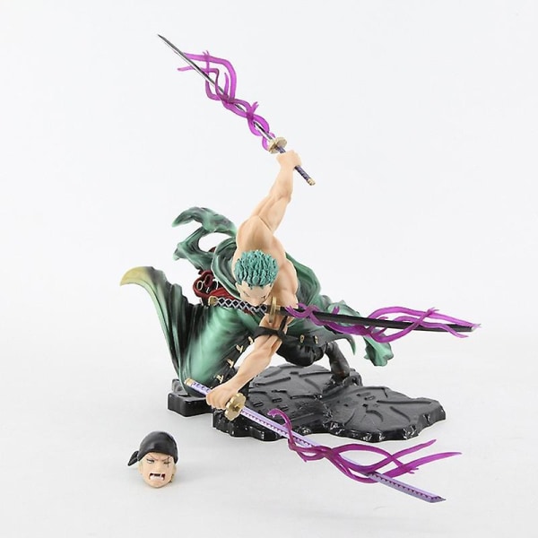 Anime Character One Piece Zoro Figure Roronoa Zoro Three Tho With box