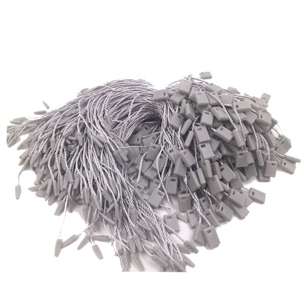 100pcs Nylon String Hang Tag Fasteners Grey 1000pcs