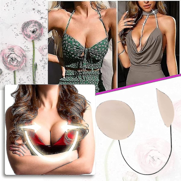 Push-up Frontless Strapless Push Bra-hidden Adjustable Beige