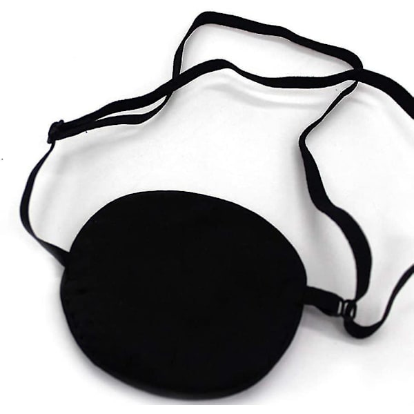 Silk Elastic Eye Patches, Pirate Eye Visor Adjustable Eye Patch, Child
