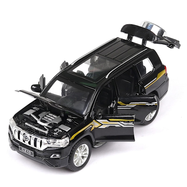 1/32 Toyota Prado SUV Diecast- ja leluajoneuvot Automalli Sou:lla black