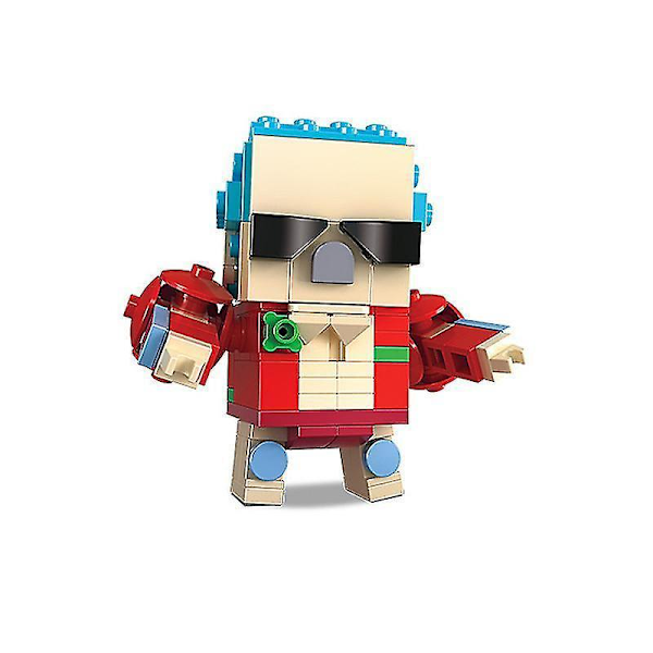 One Piece Building Blocks Toy Luffy Zoro Figure Naruto Building Blocks Kakashi  Block Cube Toy Small Particles Children Puzzle 6