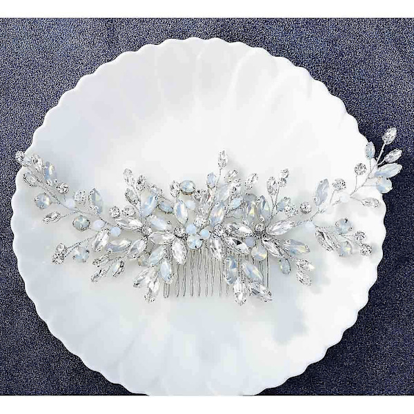 Bride Wedding Hair Comb Hair Accessories With Crystal Bridal Side Combs Headpiece