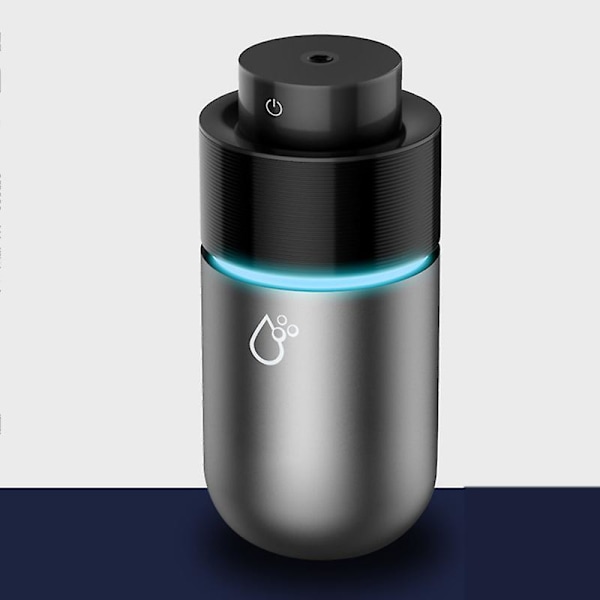 Car Aromas Diffuser Usb Car Humidifier Spray Car Air Purifier Eliminates Odor Led Lights Gray
