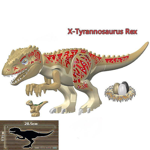 2023 Moc Iso Jurassic Dinosaurusten Maailma Spinosaurus Ankylosaurus Dino Rakennuspalikkamalli Tee-se-itse Palikat Opettavaiset Lelut Lahjat L24