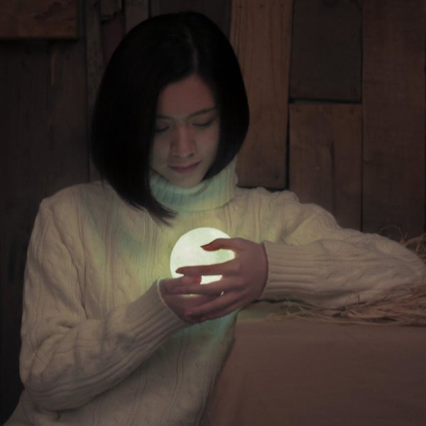 Novel 3d Full Moon-shaped Led Light Magical Indoor Bedroom Reading Lunar Lamp