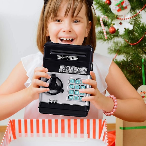 Money Box For Kids,password Money Safe For Boys Girls Birthday Gifts Electronic Piggy Bank For Kids Atm Savings Bank Cash Coin Safe Box Money Bank