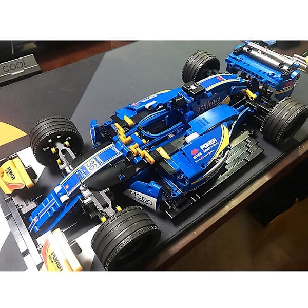 Kreativ Ekspert Berømt Moc Super Racerbil F1 Gte Sports Køretøj Byggeklodser Model Modulære Klodser Tekniske Drenge Legetøj Gaver Uden Original Æske