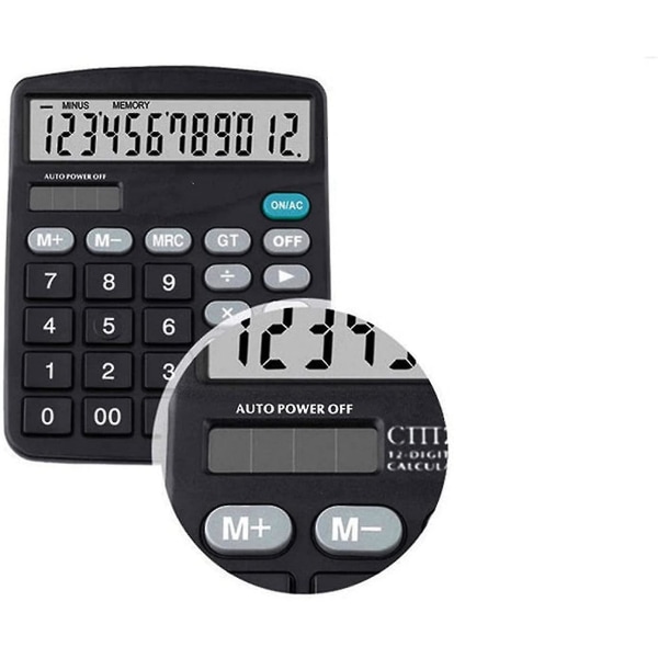 Color 12-digit Solar Scientific Calculator Financial Office Computer Calculators Large Display Offic