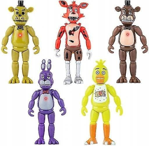 5 Pcs Five Nights At Freddy's Fnaf Figure Set