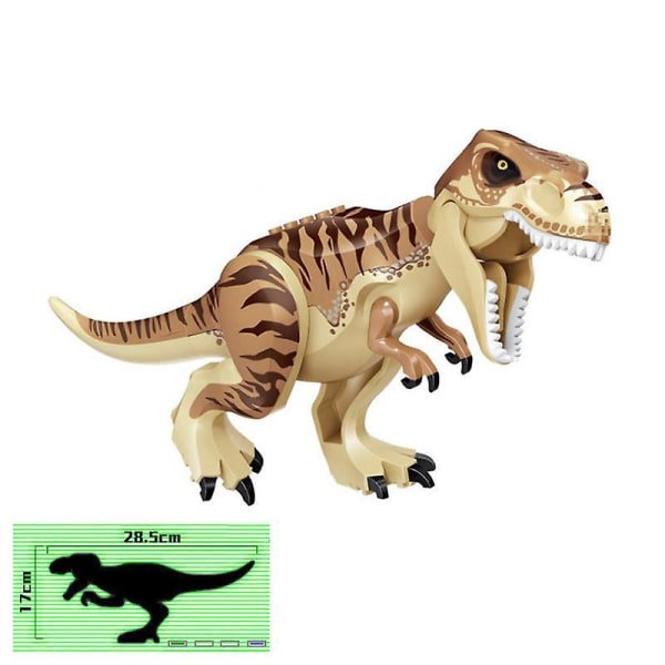 36 Style Big Jurassic Dinosaur World Spinosaurus Ankylosaurus Dino Building Block Moc Model Diy Bricks Educational Toys Gift L04