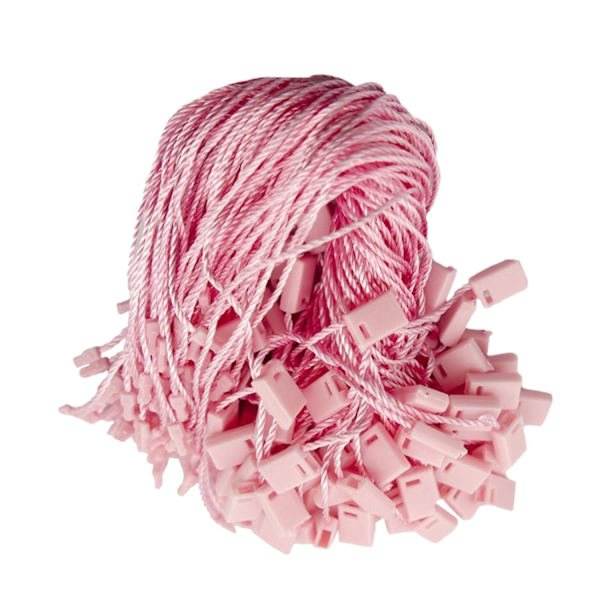 100pcs Nylon String Hang Tag Fasteners Pink 1000pcs