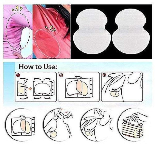 Armpit Pads 100 Pcs Armpit Sweat Pads Armpit Pads