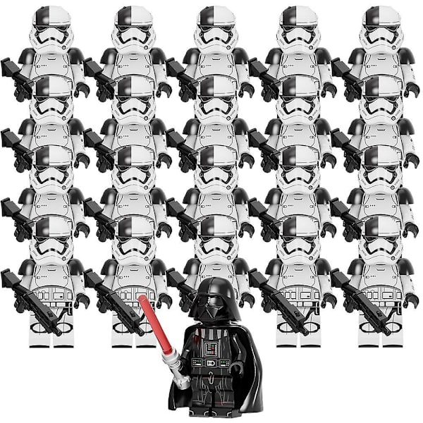 21pcs Minifigures Battle Droids Set, Space Wars Building Blocks Action Figures, Star Wars Clone Troopers