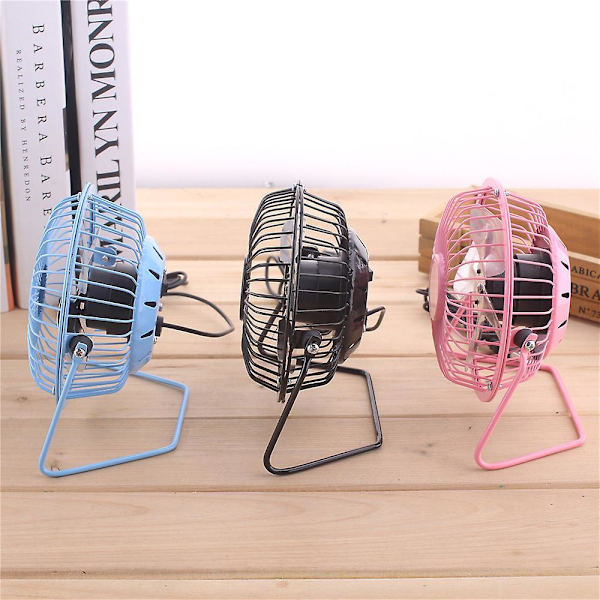 Regenboghorn USB computer speed fan mini for the desk with on / off switch, fans, desk fans, USB fans, turbo fan 4"/6" Blue 4 Inch