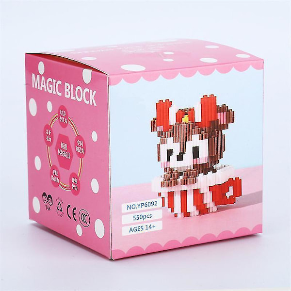 Vorallme Toy Building Blocks Stall Small Particles High Difficulty Puzzle Assembled Toys-style 65
