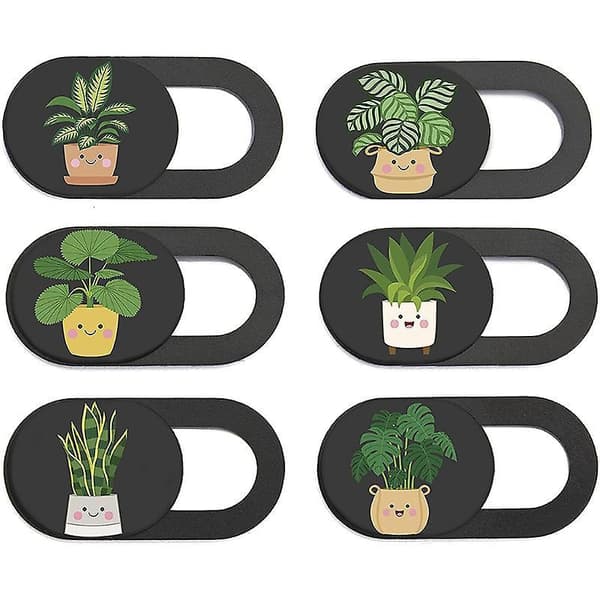 6 Pack Laptop Camera Cover Cute Webcam Slide Cover Cute Phone Camera Blocker