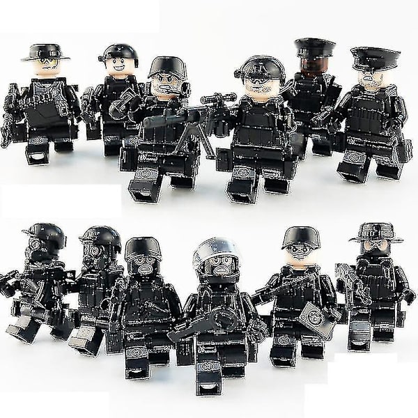 Set Of 22 Minifigures Military Series Villain Mini Figures Building Block Toys