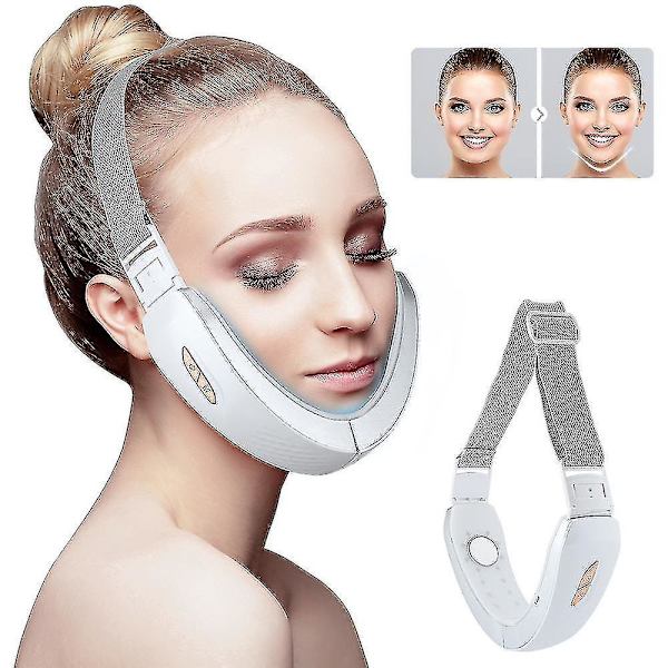 Facial Massage Machine V Facial Beauty Machine Wireless Remote Control Ems Color Light Vibration