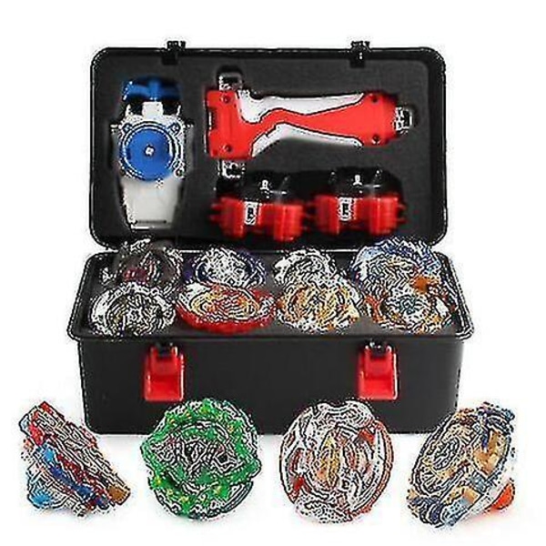 12x Beyblade Burst Spinning Tops Set Spinning With Grip Launcher + Foam Storage Case12pcs