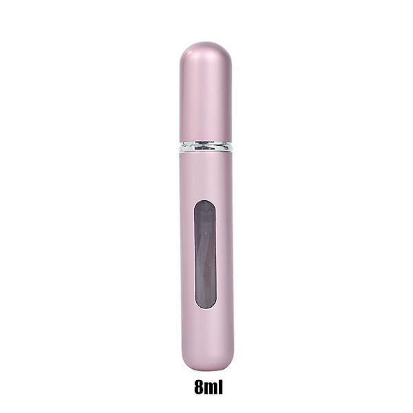 8ml Portable Mini Refillable Perfume Bottle With Spray 8ml matte pink