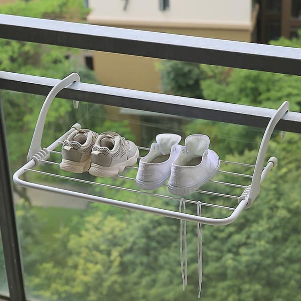 Clothes Dryer - Hanging Drying Rack For Radiator And Balcony, Small Size, Large Drying Capacity, White