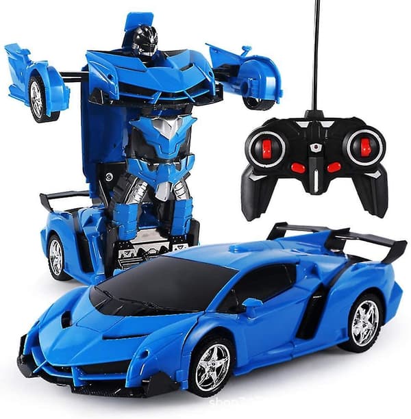 Remote Controlled Car, 2 In 1 Transformer Robot Car, One Touch Transforming Remote Controlled Transformers Car & Robot Transformable, Car Toy Educatio