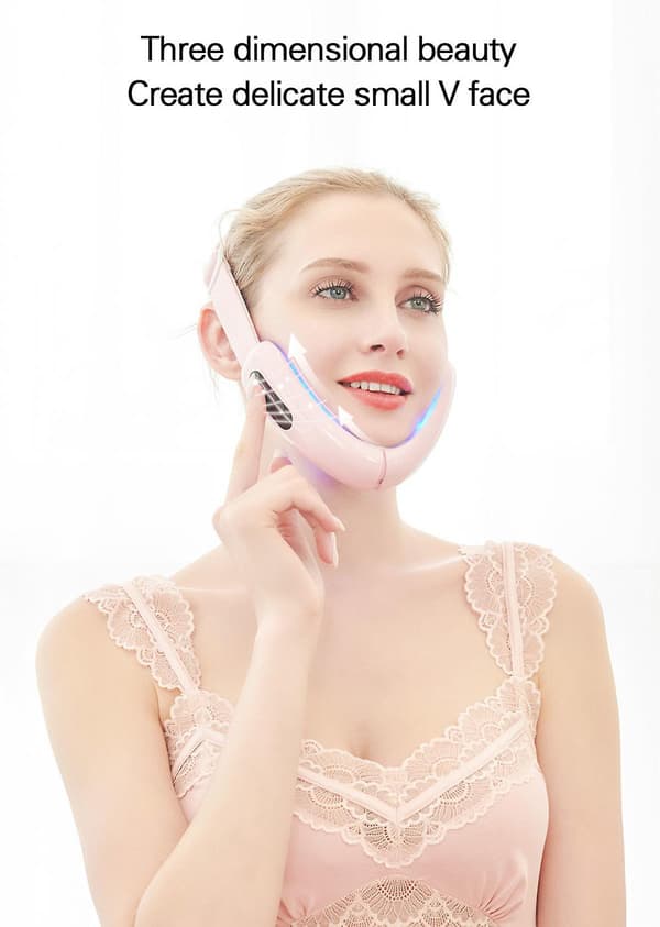 Electric Face Lifting And Slimming Device, Skin Rejuvenation Device(pink