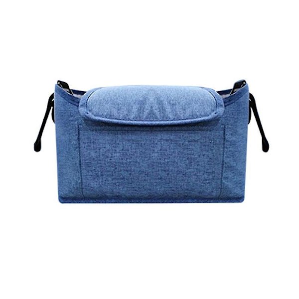 Baby Stroller Organizer Stroller Accessories Bag Large Space For All Strollers Blue