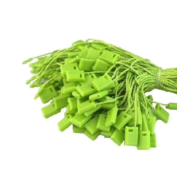 100pcs Nylon String Hang Tag Fasteners Green 1000pcs
