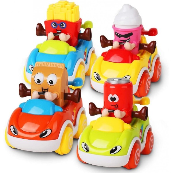 Cartoon Wind Up Cars Baby |toy Cars For 1 Year Old Toddler Gift Toys delivery cars