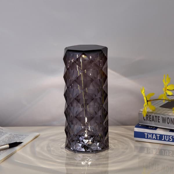 Acrylic  Table Lamp Led Atmosphere Lamp Gray Remote 16 Colors